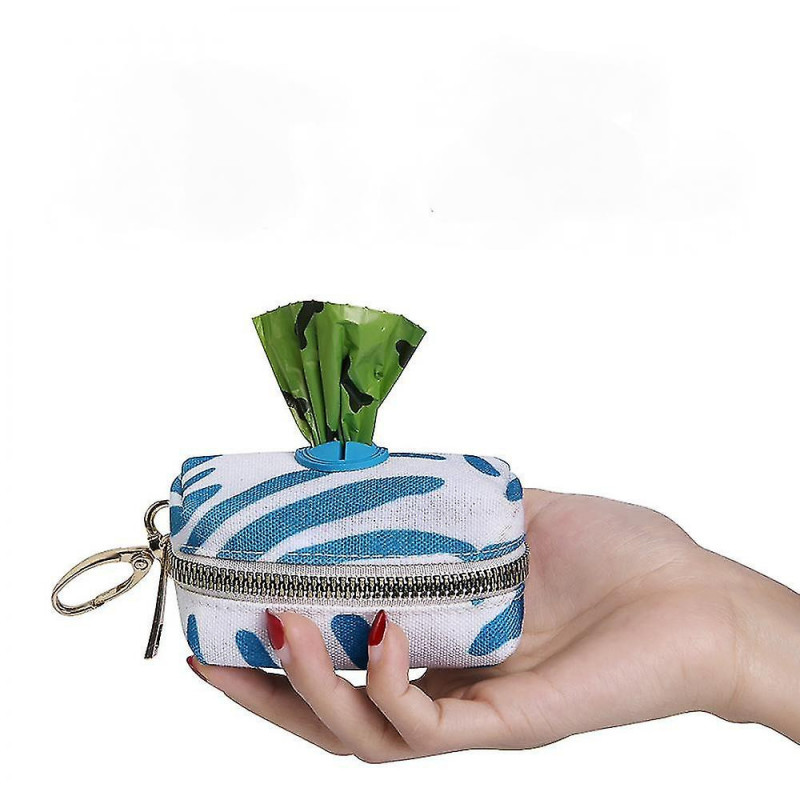 Distributeur de sac de caca de chien, porte-sac de caca Attache de laisse avec sac à ordures de caca de chien à [...]