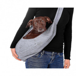 Dog Cross Shoulder Backpack Portable Pet Bag For Pet Go Out (couleur: gris) Dog Cross Shoulder Backpack Portable Pet Bag For Pet Go Out (couleur: gris)