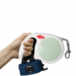 Dog Poop Bag Holder Zipper Bag, Portable Dog Poop Bag Dispenser, Stylish Color Color Canvas Poop Bag For Leash C923-42