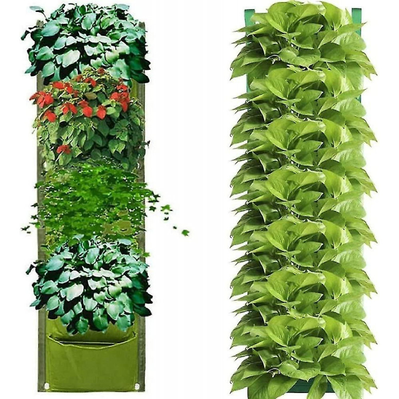 Sacs de culture de pommes de terre, 2 paquets Sacs de plantation de pommes de terre de 43L avec rabat et longues [...]