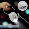 Retractable Dog Leash With Light And Dog Poop Bag Dispenser