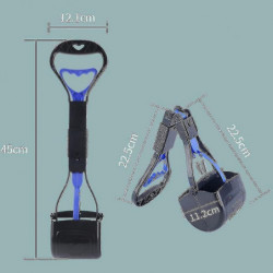 Dog Poop Shovel, 37.5cm Long, Durable, Portable, For Medium Or Small Dogs And Cats, Easy To Pick | Fruugo Be