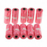 10pcs Pet Dog Puppy Waste Poop Bags Standard And Biodegradable Red