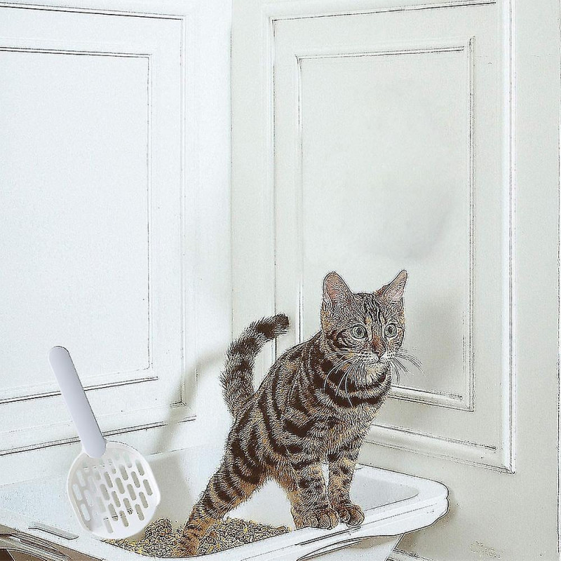 Sifter Shovel Litter Scoop - Durable Abs Plastic Litter Scoop