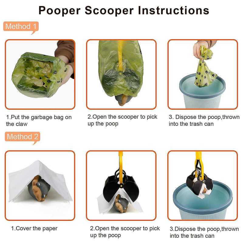 Pet Pooper Scooper For Dogs And Cats With Handle