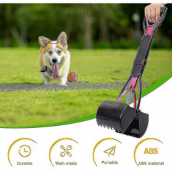 Scooper pliable pour chiens et chats Pet Long Handle Pooper Scooper