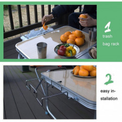 Hanging Trash Bag Holder Iron,outdoor Trash Can Bracket, Desktop Trash Bag Holder,small Garbage Bag Rack,table [...]