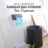 Trash Bags Storage Box Wall Mounted Plastic Garbage Bag Dispenser Waste Bag Holder For Bathroom
