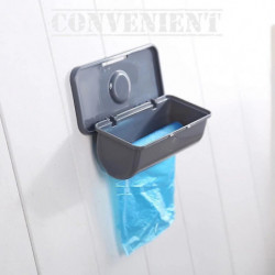 Trash Bags Storage Box Wall Mounted Plastic Garbage Bag Dispenser Waste Bag Holder For Bathroom