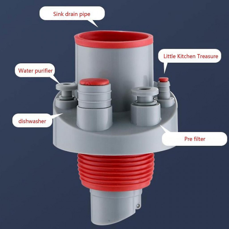 Easy Installation Kitchen Pipe Joint Deodorizer For Integrated Sewer System
