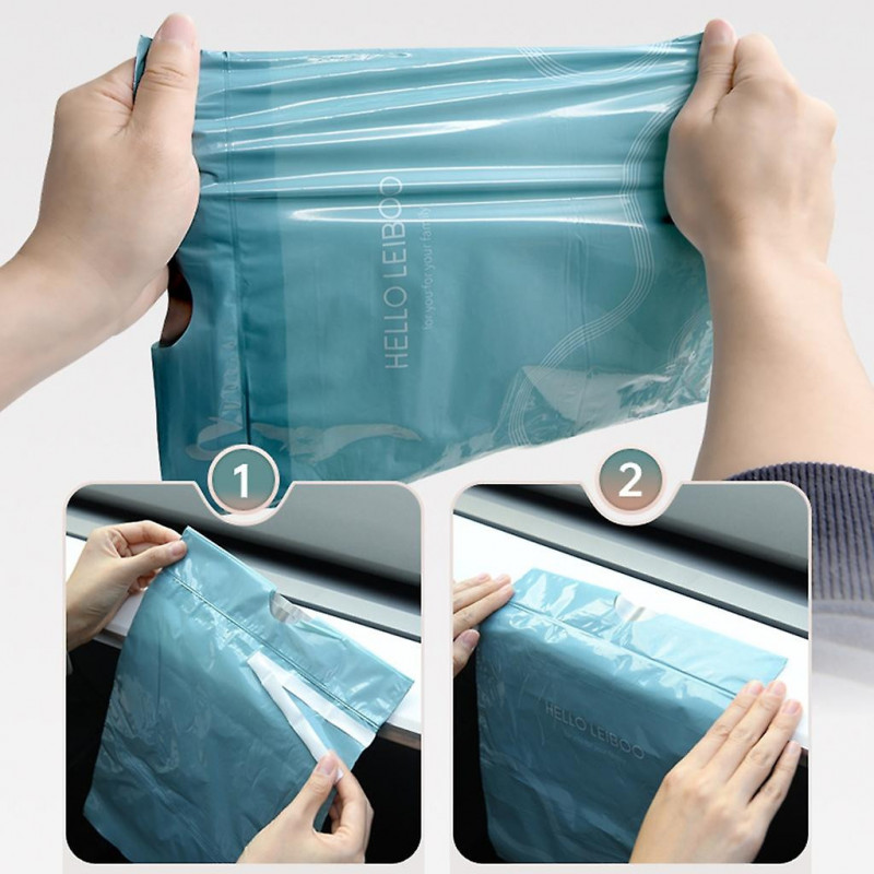 Disposable Car Trash Bags Self-adhesive Garbage Bags Portable Leak Proof Vomit