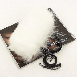 Faux Fur Purse Fashion Clutch Handbag