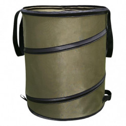 Retractable Bin Bag Gardening Waste 2 Carrying Handles On The Top (1pc, Army Green)