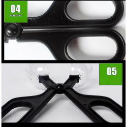 2pcs Premium Quality Amphibian Feeding Litter Clamp Aquarium Poop Cleaning Clamp Clip Tool