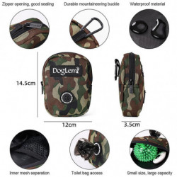 Dog Snack Pouch Built-in Dog Waste Bag Dispenser Portable Dog Training Bag