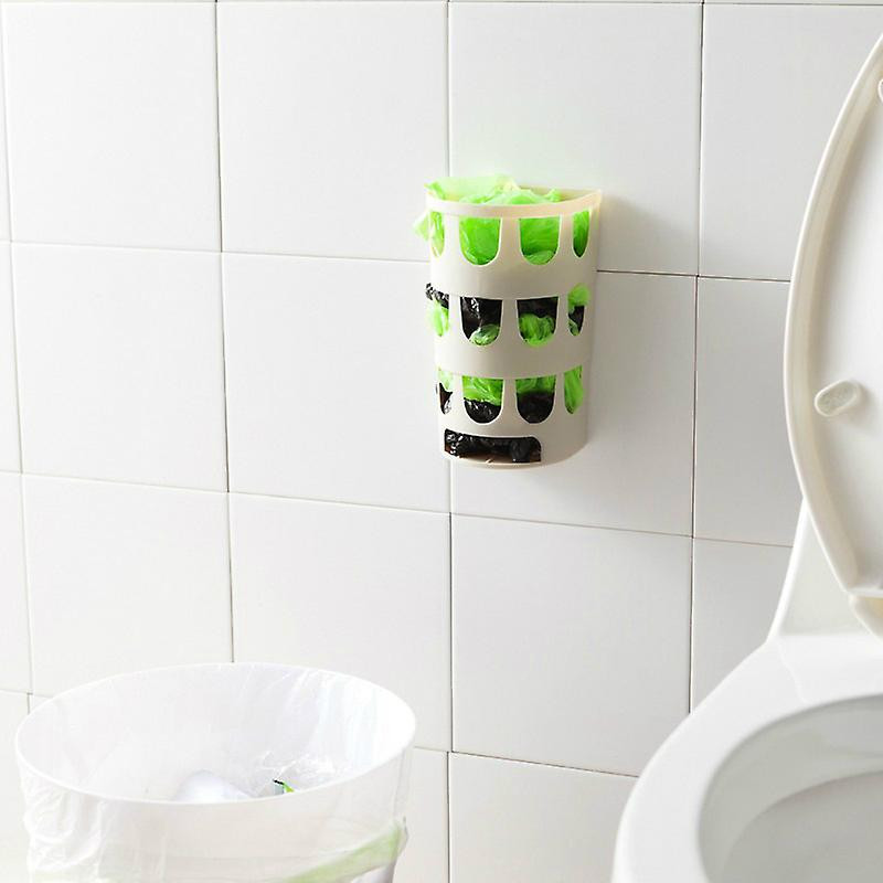 Bag Dispenser, Garbage Bag Storage Box Wall-Mounted Grocery Bag Holder Hanging Storage Bag Organizer for Home [...]