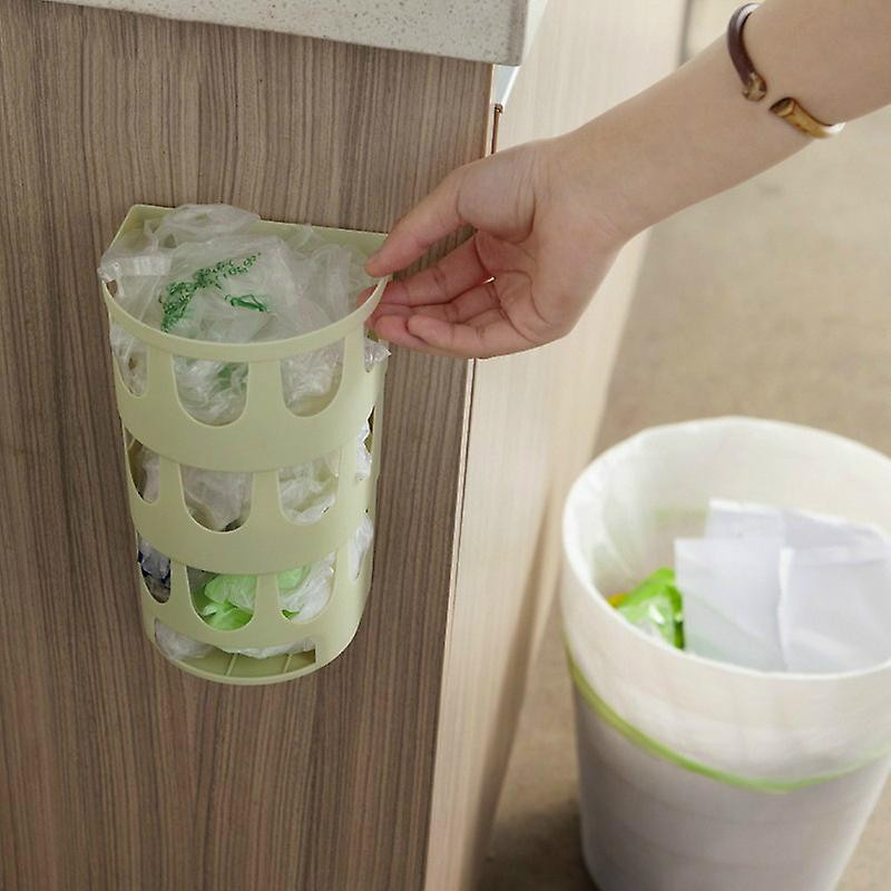 Bag Dispenser, Garbage Bag Storage Box Wall-Mounted Grocery Bag Holder Hanging Storage Bag Organizer for Home [...]