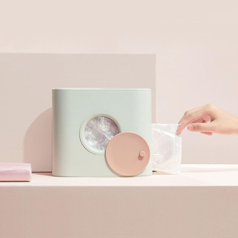 Garbage Bag Storage Box Plastic Bags Organizer Dispenser With Rotation Pan For Home Kitchen Bathroom Wall Hanging [...]