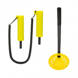 Ice Fishing Scoop For W/ Long Handle Foldable Scooper For Extra Large Ladle Retr