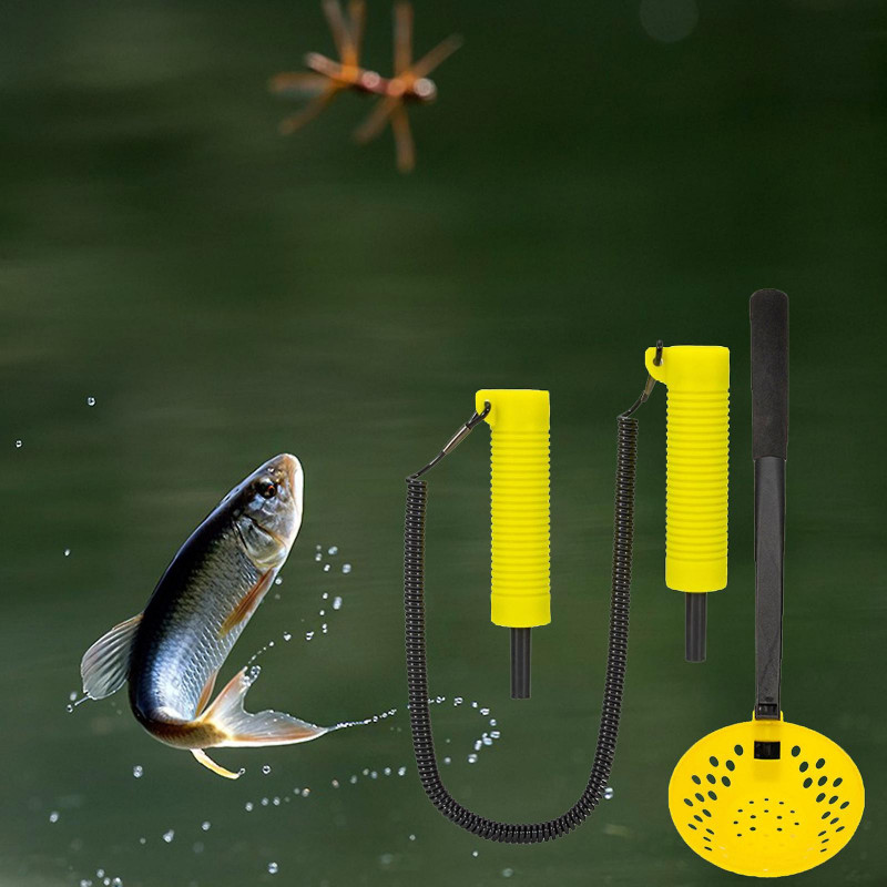 Ice Fishing Scoop For W/ Long Handle Foldable Scooper For Extra Large Ladle Retr