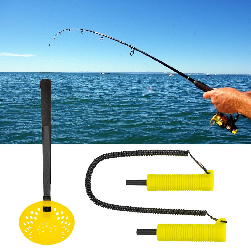 Ice Fishing Scoop For W/ Long Handle Foldable Scooper For Extra Large Ladle Retr