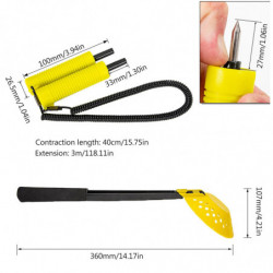Ice Fishing Scoop For W/ Long Handle Foldable Scooper For Extra Large Ladle Retr