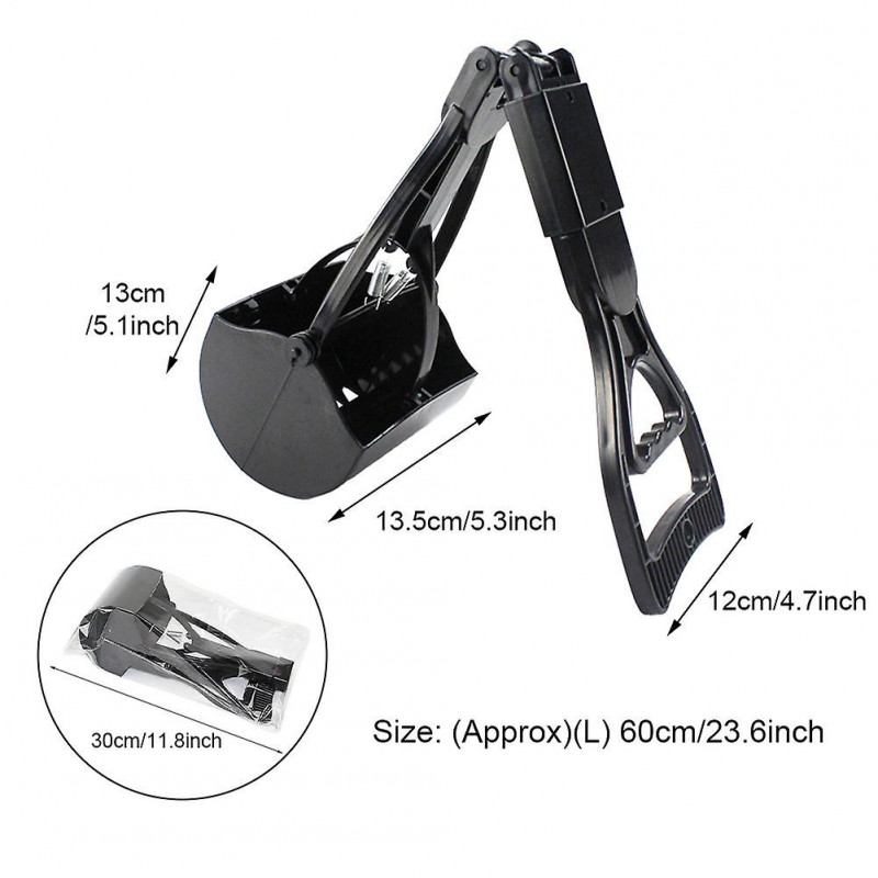 Accessories Long Handle Pick Up ABS Portable Handheld Dog Cat Pet Pooper Scooper