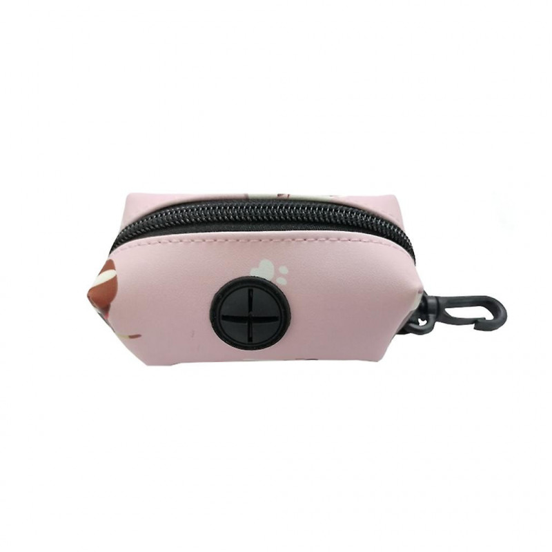 Pet Waste Bags Dispenser Organizer with Hook Accessory for Running with Dogs