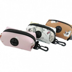 Pet Waste Bags Dispenser Organizer with Hook Accessory for Running with Dogs