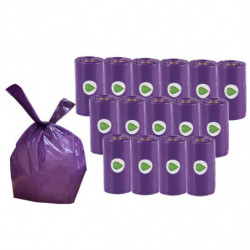 Dog Poop Bags Handle Tie Waste Bag Biodegradable Poop Bags Refill Roll