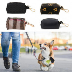 Dog Poop Bag Holder Purse Waste Bag Dispenser Attaches to Leash for Walking
