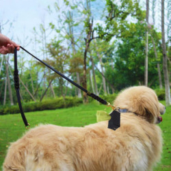 Dog Poop Bag Holder Purse Waste Bag Dispenser Attaches to Leash for Walking