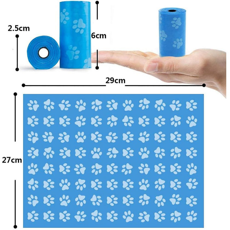 10-50roll Pet Poop Bags Dispenser Disposable Poop Bags For Dogs Clean Up Refill ,guaranteed Leak-proof, 15 Doggy [...]