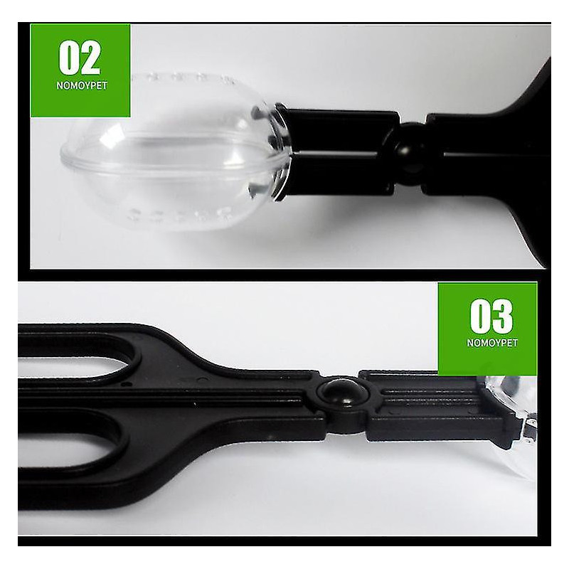 2pcs Premium Quality Amphibian Feeding Litter Clamp Aquarium Poop Cleaning Clamp Clip Tool