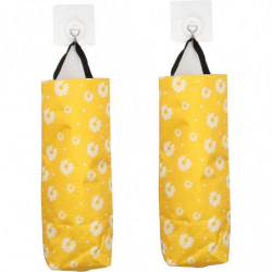 Kitchen Grocery Plastic Trash Bag Holder Washable Wall Mount Folding Little Daisy Storage Bag For Kitchen Bathroom [...]