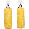 Kitchen Grocery Plastic Trash Bag Holder Washable Wall Mount Folding Little Daisy Storage Bag For Kitchen Bathroom [...]