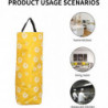 Kitchen Grocery Plastic Trash Bag Holder Washable Wall Mount Folding Little Daisy Storage Bag For Kitchen Bathroom [...]