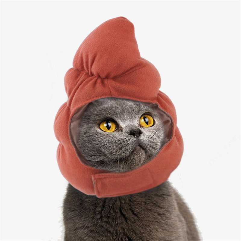 Mignon pour chapeau de chat Petit chien caca en forme de couvre-chef Animal de compagnie Accessoires de vacances [...]