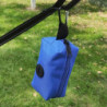 Portable Dog Poop Bag Dispenser Pick-up Bags Holder with Rope Cleaning Supplies