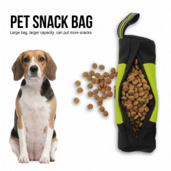 Portable Outdoor Dog Training Snack Reward Pouch Oxford Cloth Green