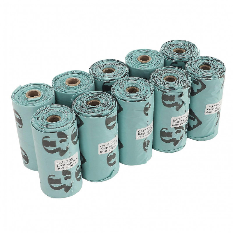Dog Poop Bags Thickened Leakproof Fragrance 10 Rolls Pet Waste Bags for Small Medium Large Dogs Cats