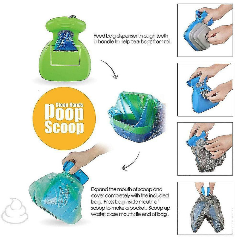 Dog Poop Bag Dispenser Foldable Poop Scoop Cleaner Outdoor Travel Pick Up Pet Waste Picker Cleaning Eco-friendly [...]