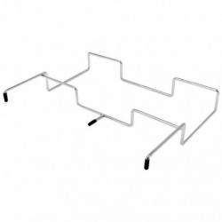 Camping Trash Bag Holder Stainless Steel Garbage Bag Rack Camping Foldable Table Trash Bag Holder