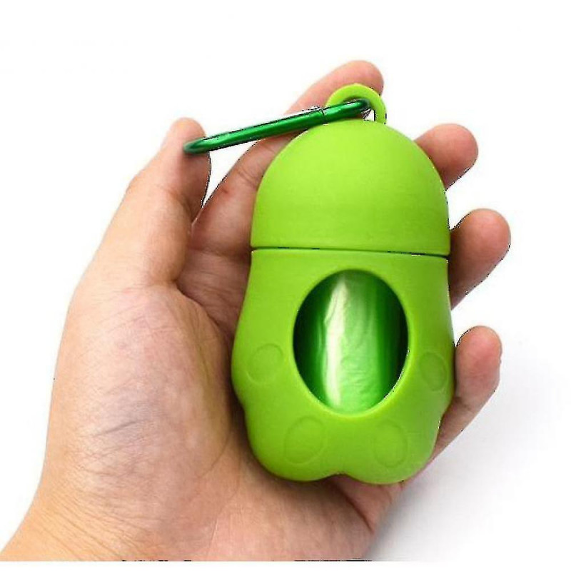 Dog Toilet Picker Garbage Bag Penguin Garbage Box(green)