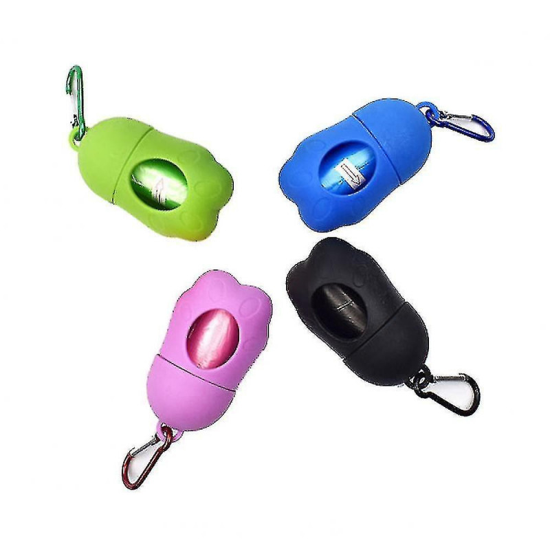 Dog Toilet Picker Garbage Bag Penguin Garbage Box(green)