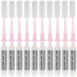 10pcs Pet Dog Cat Nail Covers Claw Paws Caps Gel Protector Adhesive Glue Pet Accessories(with Pointed)