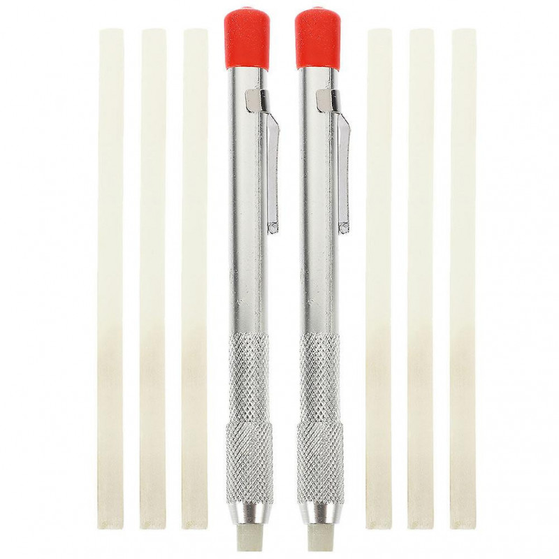 1 Set Soapstone Pen Holders Welding Work Tools Soapstone Marker With Replacement Refills
