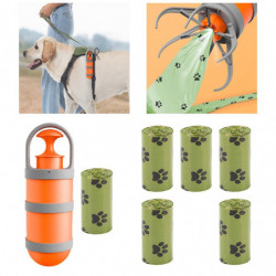 Dog Stool Scooper Waste Bag Dispenser Garbage Picker For Travel Outside