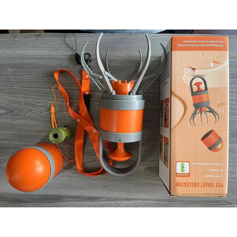 Dog Stool Scooper Waste Bag Dispenser Garbage Picker For Travel Outside