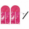 Dustproof Hair Extensions Wig Stand Bag Storage Bag Holder Case With Hook